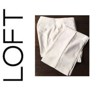 NWT Loft offwhite trousers